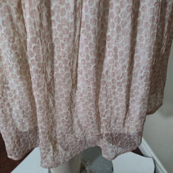 Anthropologie Weston Wear Made in San Francisco Tulle Polka Dot Dress L - Picture 7 of 11